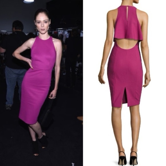 Cinq a Sept Makenna Sleeveless Sheath Dress in Purple - Picture 1 of 5